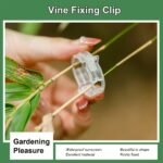 30/150Pcs Tomato Clips, Plastic Trellis Clips, Plant Support Clips, Grape Vine Tomato Vine Vegetables Plants Garden Support Clips To Grow Upright Makes Plants Healthier - Image 11