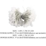 1Pc Led Bubble Ball Light String Crystal Ball Light Room Decoration Warm Scene Layout - Image 13