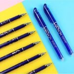 36Pcs Set Of Erasable Gel Pens 0.5Mm Blue With Replaceable Cores, Magic Erasable Gel Pens With Full Needle Tube Tips, Hot Erasable Office Student Stationery - Image 4