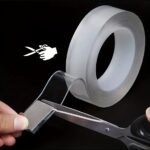 1 Roll Transparent Double Sided Nano Tape, Waterproof Wall Stickers, Reusable Heat Resistant, Bathroom Home Decoration Tapes Nano Double Sided Tape, Heavy Duty Transparent Adhesive Strips, Strong Sticky Multipurpose Reusable Waterproof Mounting Tape - Image 12