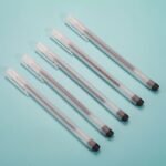 10Pcs Matte Gel Gel Pen Black 0.5 Needle Pen Signature Pen For Students To Brush Question Or Office Use - Image 13
