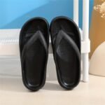 Wholesale Women'S Soft Sole Slides - Eva Flip-Flops With Thick Cushioned Insoles, All-Season Indoor/Outdoor Beach Slippers In Beige, White, Yellow, Pink, Black, Orange, Light Green, And Light Blue, Indoor Slippers | Stylish Slippers | Eva Material - Image 16