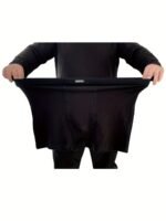 1Pc 2/3Pcs Men'S Plus Size Boxers Briefs, Cotton Briefs, Fashion Plain Color Breathable Comfortable Underwear - Image 8