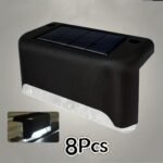 4/6/8-Pack Solar-Powered Led Step Lights Outdoor, Ip65, Auto On/Off Sensor, Solar Panel Charging, Warm White Led Bulbs, For Garden, Patio, Pathway, Wedding, Pathway Lighting - Energy-Efficient Landscape Lighting, Solar Powered Outdoor Lights, Garden Decor, Contemporary Design, Durable Construction, Sensoractivated Light, Event Planners - Image 7