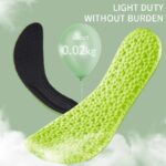 1 Pair Wormwood Deodorizing Insoles, Breathable Sweat-Absorbent Eva Shoe Pads, Shock-Absorbing Elastic Running Inserts For Men & Women, Comfortable Soft Sports Footbeds For Outdoor Activities - Image 7