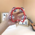 1Pc Adult Tambourine With 4 Bells - Heavy-Duty Abs Construction, Portable Handheld Percussion Instrument For Live Performances, Concerts, Parties - Compatible With Drum Sets & Keyboards - Available In Red, Green, Blue, Yellow, Black - Ideal For Beginners & Professionals, Party Music, Vibrant Colors, Durable Construction, Musical Accessory, Professional Musicians - Image 6