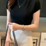 New Style Knitted Versatile Design Half-High Collar Short Sleeve Thin Pullover