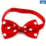 Polka Dot Bow Tie Pet Dog Collars Adjustable Necklace Collar Safety Bow Tie Collars Dog Pet Supplies - Image 16