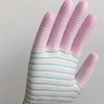 Zebra Striped Nylon Gloves, Anti-Static, Anti-Skid, Wear-Resistant, Latex Free, Hand Wash - Image 10