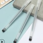 10Pcs Matte Gel Gel Pen Black 0.5 Needle Pen Signature Pen For Students To Brush Question Or Office Use - Image 6