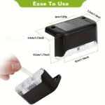 4Pcs Solar Deck Lights, Led Decorative Lights, Walk Lights, Fence Lights, Solar Step Lights, Stairs, Steps,,, Balconies, Yards, And Path - Image 4