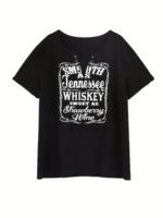 European And American Women'S Plus Size Fashion Casual Vacation T-Shirt Top - Image 8
