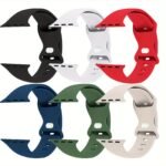 A Compatible Strap For The Iwatch, Available In Sizes 41Mm, 40Mm, 38Mm, 45Mm, 44Mm, 42Mm, And 49Mm For Both Men And Women. This Soft Silicone, Waterproof Sports Band Is Designed For Replacement And Fits Iwatch Ultra Se Series 8, 7, 6, 5, 4, 3, 2, And 1.