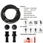1Pair 100.08 Cm Elastic No-Tie Sneaker Shoelaces, Quick Rubber Stretching Lock Lazy Laces, Polyester And Spandex Shoestrings - Image 10
