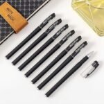 6Pcs Black Gel Pens: The Perfect Office And School Writing Tool! - Image 6