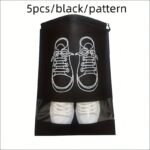 5Pcs Non-Woven Travel Portable Bag, Waterproof Pocket, Clothing Classified Hanging Bag - Image 16