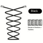 Never Tie Your Shoes Again - 1 Pair Of 100Cm/39.4In Elastic No Tie Shoelaces Fits Fit For Adults & Youngsters, Perfect For Sneakers, Shoe Accessories - Image 6