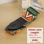 Durable Leather Guitar Strap With Wood Pattern - Universal Fit For Classical, Electric, And Bass Guitars - Image 4