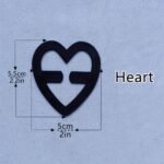 4/8/12/16Pcs Heart Shape Invisible Bra Strap Clips, Conceal Bra Straps Non-Slip Bra Buckles, Women'S Lingerie & Underwear Accessories - Image 2
