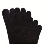 1/5 Pair Men'S Breathable Sweat Socks Toe Socks, Novelty Socks, Sports Socks - Image 10