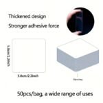 50Pcs Heavy Duty Double Sided Adhesive Tape: Hang Pictures & Carpets Effortlessly & Removably! - Image 10