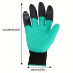 Gardening Gloves With Rubber Coating For Digging, Providing Protection For Hands While Planting, Weeding, And Caring For Flowers And Vegetables. - Image 4