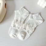 5 Pairs Women'S White Floral Lace Trim Low-Cut Ankle Socks - Breathable Invisible No-Show Everyday Casual Socks With Elastic Cuff, Machine Washable - Image 7