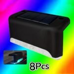 4/6/8-Pack Solar-Powered Led Step Lights Outdoor, Ip65, Auto On/Off Sensor, Solar Panel Charging, Warm White Led Bulbs, For Garden, Patio, Pathway, Wedding, Pathway Lighting - Energy-Efficient Landscape Lighting, Solar Powered Outdoor Lights, Garden Decor, Contemporary Design, Durable Construction, Sensoractivated Light, Event Planners - Image 19