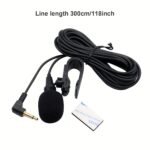 Car Audio Microphone 3.5Mm Clip Jack Plug Mic Stereo Mini Wired External Microphone For Auto Dvd Radio 3M Long Professionals - Image 2