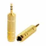 2Pcs Heavy-Duty Gold Plated Audio Adapter Connectors - Professional Dual Channel (Stereo) Adapter With Male To Female & Female To Male - Compatible With Guitar, Amplifier, Mixer, Headphones - For Live Sound, Studio, Home Theater - Durable Construction, Studio Equipment, Textured Grip Design, Highquality Connectors, Sound Engineers, Live Sound Setup, Compact Design, Sturdy Build, Sound Technicians - Image 11