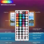 Ltg-Gee 15.24Meter Rgb Led Strip Lights With Wireless Infrared Remote Control, 36V Usb-Powered Flexible Led Ribbon For Living Room Decor, Colorful Atmosphere Lighting, Led Lights For Decoration, Vibrant Lighting Effect, Highquality Leds - Image 10