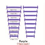 16Pcs Per Pack Of Elastic Silicone Shoelaces With No-Tie Clips, Versatile And Creative Design. - Image 18