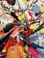 Abstract Print Crew Neck T-Shirt, Casual Short Sleeve T-Shirt For Spring & Summer, Women'S Clothing - Image 5