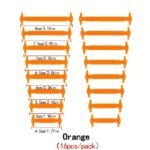 16Pcs Per Pack Of Elastic Silicone Shoelaces With No-Tie Clips, Versatile And Creative Design. - Image 10
