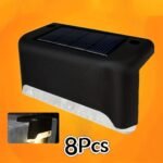 4/6/8-Pack Solar-Powered Led Step Lights Outdoor, Ip65, Auto On/Off Sensor, Solar Panel Charging, Warm White Led Bulbs, For Garden, Patio, Pathway, Wedding, Pathway Lighting - Energy-Efficient Landscape Lighting, Solar Powered Outdoor Lights, Garden Decor, Contemporary Design, Durable Construction, Sensoractivated Light, Event Planners - Image 13