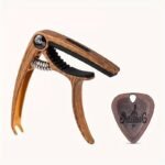 3-In-1 High-Quality Zinc Alloy Metal Guitar Capo - Includes 1 Metal Guitar Pick. Suitable For Capo, Pick Storage, And Bridge Pin Puller. Compatible With Acoustic, Electric, Classical, And Ukulele Guitars - Image 5