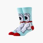 1/3/5 Pairs Of Men'S Cartoon Soft, Comfortable And Breathable Fun Round Neck Socks - Image 13