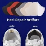 4Pcs Heel Wear-Resistant Hole Lining Repair Subsidy, Self-Adhesive Microfiber Sneaker Heel Repair Shoe Stickers, Drop-Resistant Self-Adhesive Heel Stickers, High Heel Lining Wear-Resistant Anti-Scratch Stickers
