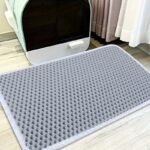 Rectangular Cat Litter Box Mat - Non-Slip Footed Scratching Pad With Ventilation Holes, Durable Eva Material For Easy Cleaning & Prevents Scalding, Fits All Cat Litters, Cat Litter Box Mat, Pet Waste Management, Ventilated Pet Accessory, Nonslip Pet Item - Image 4