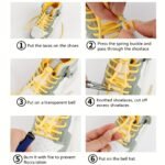 1 Pair Of Stretchy Spandex Elastic Shoelaces For Sneakers - No-Tie, Fit, 100Cm Long, Durable & Comfortable, Ideal For Sports Shoes With Pink Accents - Image 8