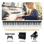 Silicone Piano Note Stickers - 88/61 Key Thin & Washable, Color-Coded For Easy Learning, Durable & Reusable, Perfect For Electronic Keyboards, Piano Accessories, Music Education, And Home Practice, Piano Accessories, Keyboard Learning Aid, Colorcoded Design, Washable Stickers - Image 9