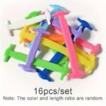 16Pcs/Pack Silicone No-Tie Elastic Shoelaces Suitable For Sneakers, Casual Shoes, And Athletic Footwear - Image 7