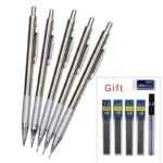 0.3 0.5 0.7 0.9 1.3 2.0Mm Mechanical Pencil Set Full Metal Art Drawing Painting Automatic Pencil With Leads Office School Supply - Image 2