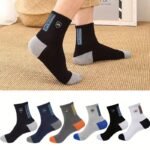 5 Pairs Apring And Fall Mens Sports Socks Summer Leisure Sweat Absorbent Comfortable Thin Breathable Basketball Meias Eu 38-43 - Image 6