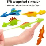 10 Slingshot Dinosaur Finger Toys Made Of Tpr Material, Finger Dinosaur Slingshots That Stick To Walls, Action Figures Of Slingshot Dinosaur Fingers, Funny Prank Gifts For Christmas. - Image 10