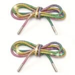 1 Pair Rhinestone Shoe Lace Luxury Rhinestone Shoelace Bright String Cross Braiding Strap Diy Drawstring - Image 9