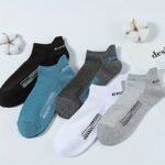 5 Pairs High Quality Summer Breathable Socks, Men Ankle Socks Thin Sports Socks Mesh Casual Athletic Cut Short Socks Size 38-46 - Image 11