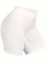 Plus Size Sexy Shapewear Bottoms, Women'S Plus Solid Seamless Tummy Control Shapewear Shorts - Image 8
