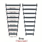 16Pcs Silicone No Tie Shoe Laces, Creative Lazy Shoelaces - Image 11