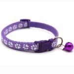 Adjustable Colorful Bell Collar For Dogs And Cats With Paw Print Design - Stylish And Safe Pet Accessory Christmas Gift - Image 14